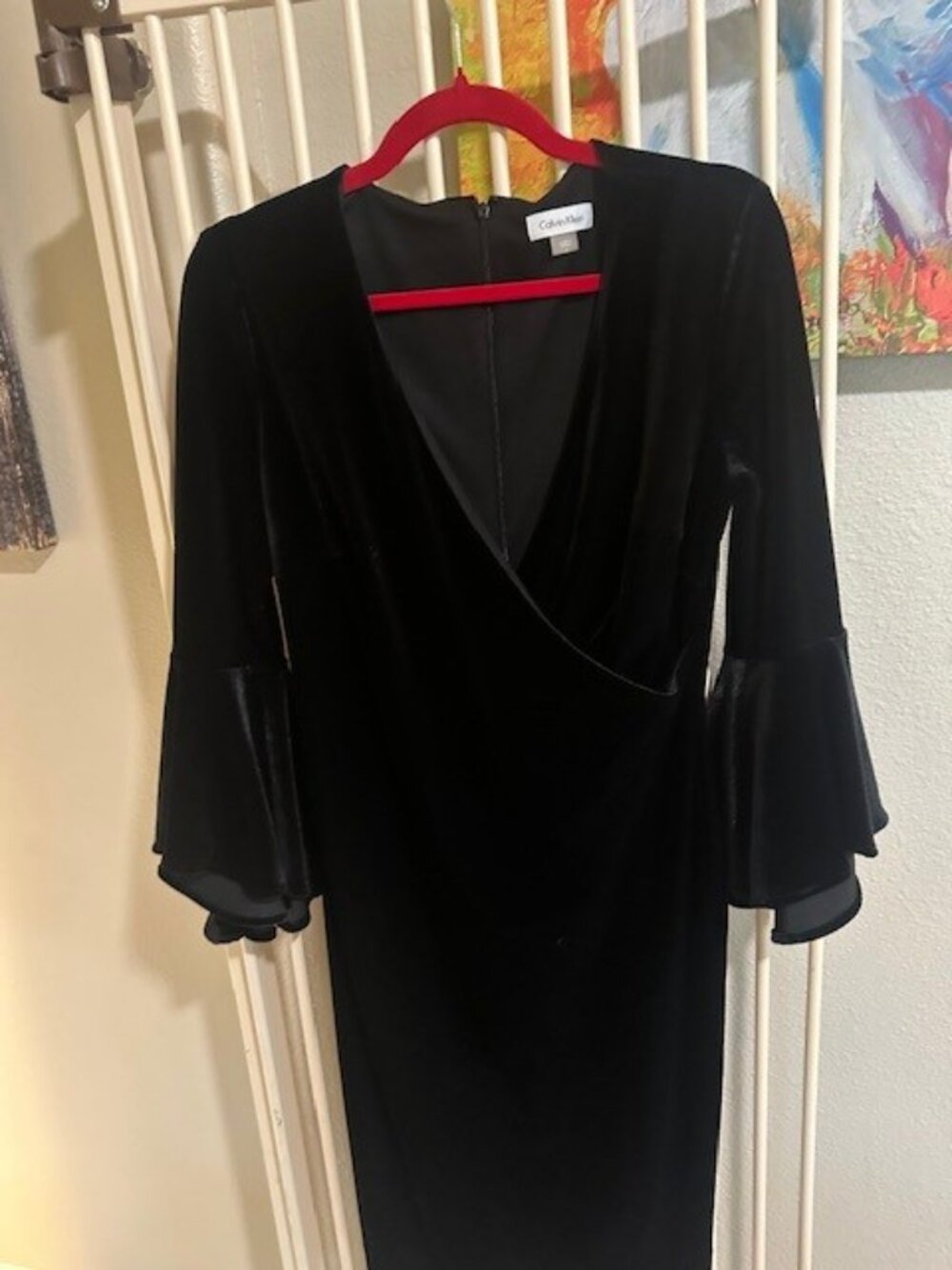 Calvin Klein Velvet Dress | Size 8
